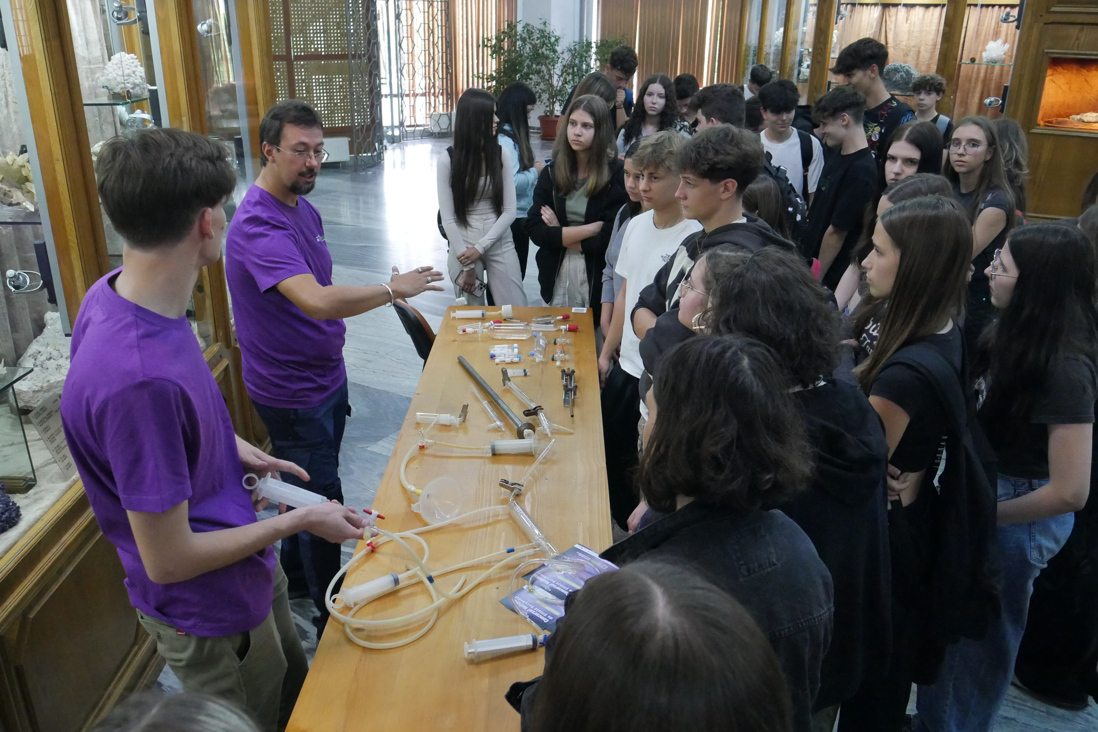 How volcanic gases are collected... Alt text